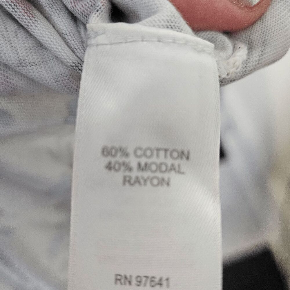 J. Jill White Paisley Floral Pull On Drawstring Skirt Women's Cotton Modal Multi - Picture 3 of 4